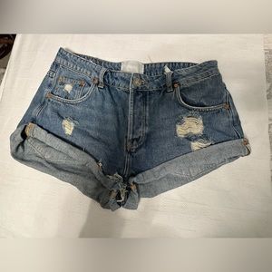 One Teaspoon Bandit Denim Shorts
